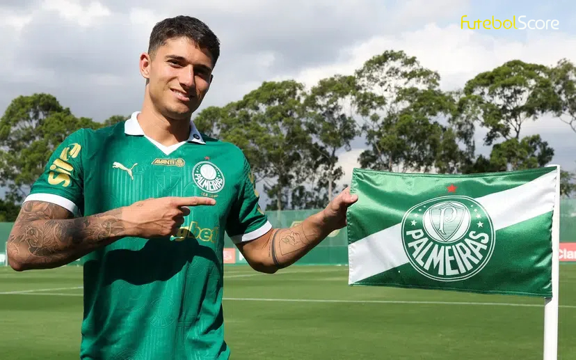 Palmeiras anuncia a contratação do meio-campista uruguaio Emiliano Martinez